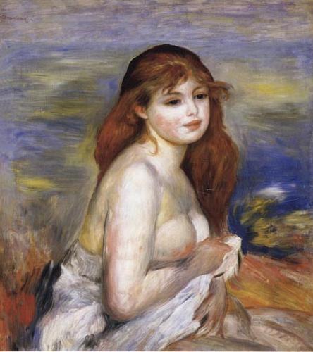 Pierre Renoir After the Bath(Little Bather) oil painting picture